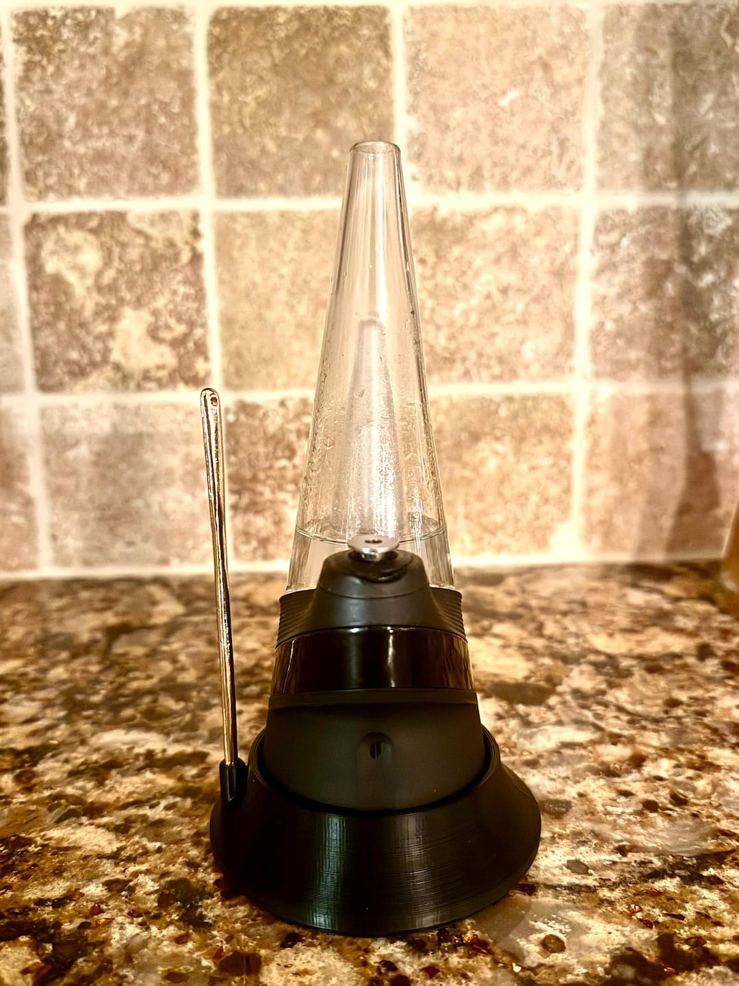 3D Printed Puffco Peak and Pro Desk Stand – Anti Tip Base & Dab Tool ...