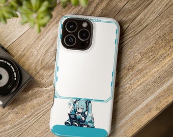 Funda para iPhone Chibi Hatsune Miku / Funda magnética resistente a impactos