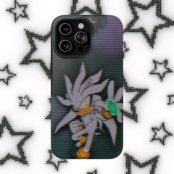 Silver the Hedgehog Phone Case | Impact-resistant Case - Etsy New Zealand