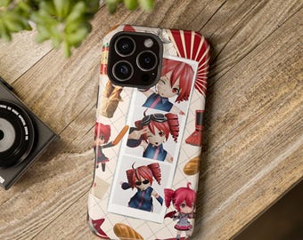 Funda para iPhone Kawaii Kasane Teto / Funda magnética resistente a impactos