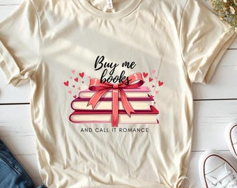 Comfort Colors® Buy Me Books T-shirt l Book Lover Graphic Tee