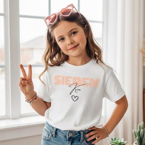 Personalisiertes Shirt für Geburtstagskind, 4. 5. 6. 7. 8. 9. 10. 11. 12. 13. Geburtstag Shirt für Mädchen & Jungen Geburtstagsshirt Kinder image 4
