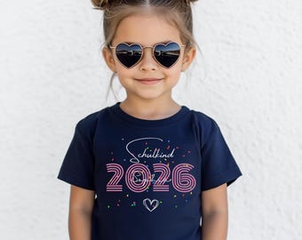 Schulkind Tshirt, Schulkind 2026 Shirt, Schulkind 2026, Schulkind T Shirt, Einschulung Geschenk, Einschulung 2026, Schulkind Shirt Mädchen