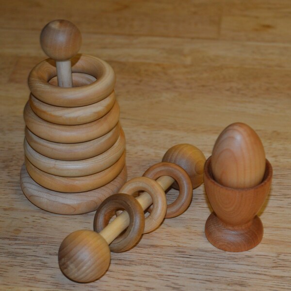 Wooden Baby Toys Etsy