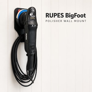 RUPES BigFoot Polermaskin Väggfäste - 125 mm Hållare för Stödplatta med Kabelkrok