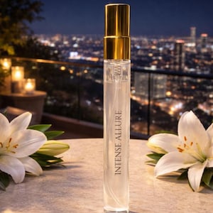 Intense Allure – Eau de Parfum – Women’s Fragrance – Fresh Floral Tea Scent Perfume with White Tea, Lily, and Warm Amber Vanilla Woods