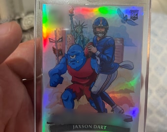 Jaxson dart custom down& town card art card (card doesn’t come blurred out ; )