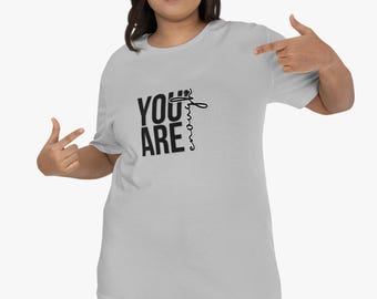 Du bist genug T-Shirt | Minimal Script Typografie