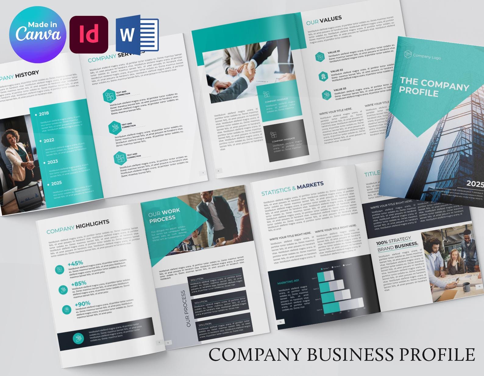 Corporate Brochure Design - Etsy