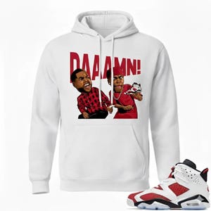 jordan 6 carmine hoodie