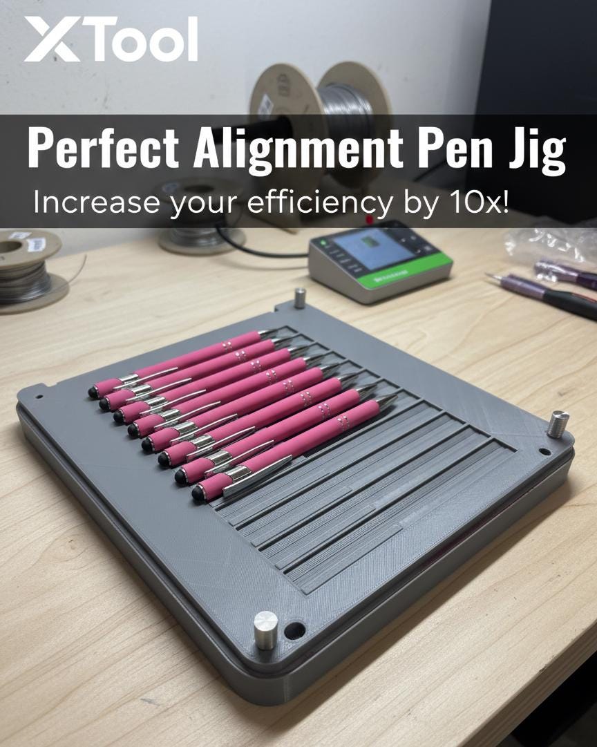 Xtool F1/F2 Ultra Pen Jig | Universal Multi-pen Laser Engraving ...