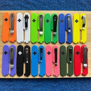 Victorinox 91mm「Plus」ポケットクリップ付き用カスタムPETGスケール – カラーオプションあり – バージョン0.1