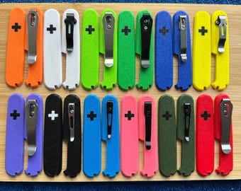 Custom PETG Scales for Victorinox 91mm "Plus" with Pocket Clip – Color Options - Version 0.1