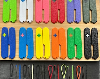 Custom PETG Scales for Victorinox 91mm Knife "Plus" – Tweezers, Toothpick and Lanyard - Version 0.2