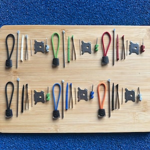 Color Accessory Set for Victorinox 91mm  SAK - Tweezers, Toothpick, Pen, Pin, Lanyard & Mini Screwdriver and Victorinox Quattro screwdriver