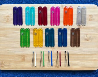 Victorinox 58mm Transparent Replacement Scales & Accessories – Classic SD, MiniChamp, Rambler