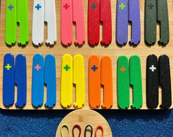 Custom PETG Scales for Victorinox 91mm "Plus" Swiss Army Knife - Lanyard Included - Version 0.2