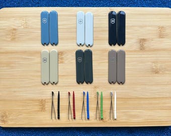 Básculas de repuesto Victorinox de 58 mm: mangos Classic SD, MiniChamp y Rambler (pinzas y palillos)