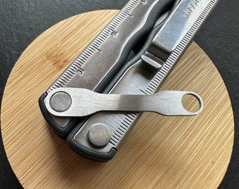 Llaves de desmontaje Leatherman: llave de mantenimiento multiherramienta de acero inoxidable (2 llaves)