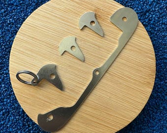 OEM Victorinox 93mm Liners – Genuine Alox Knife Modding Parts