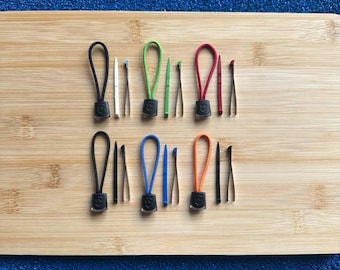 Swiss Army Knife Accessory Set – 91mm Tweezers, Toothpick & Lanyard