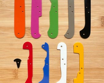 Forros G10 personalizados para Victorinox de 91 mm – Piezas SAK Mod multicolores – Mejora artesanal para cuchillos EDC – Compatible con Spartan, Huntsman y SwissChamp
