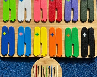 Custom PETG Scales for Victorinox 91mm "Plus" Knife – Includes Tweezers, Toothpick - Version 0.2