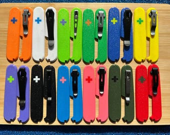 Custom PETG Scales for Victorinox 91mm with Pocket Clip – 12 Color Options - Version 0.2