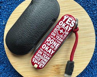 Navaja suiza Victorinox Classic SD 2013 Edición Limitada – Artículo de colección "Gira para decidir"