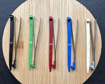 Conjunto de pinças e palitos coloridos para canivete suíço Victorinox de 91 mm