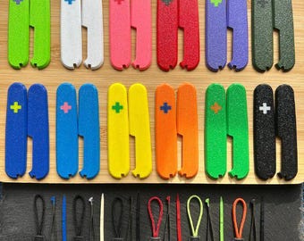 Custom PETG Scales for Victorinox 91mm Knife – Includes Tweezers, Toothpick and Lanyard - Version 0.2