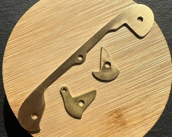 Revestimientos de latón personalizados para Victorinox SAK Mod de 93 mm, piezas de repuesto Pioneer Farmer.