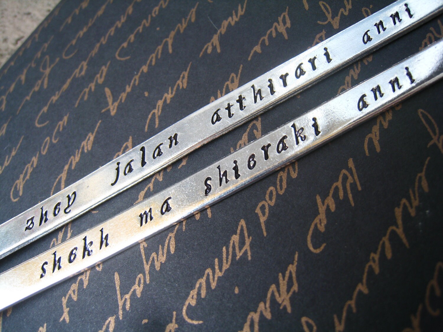 Two Bracelets moon of My Life Bangle and my - Etsy