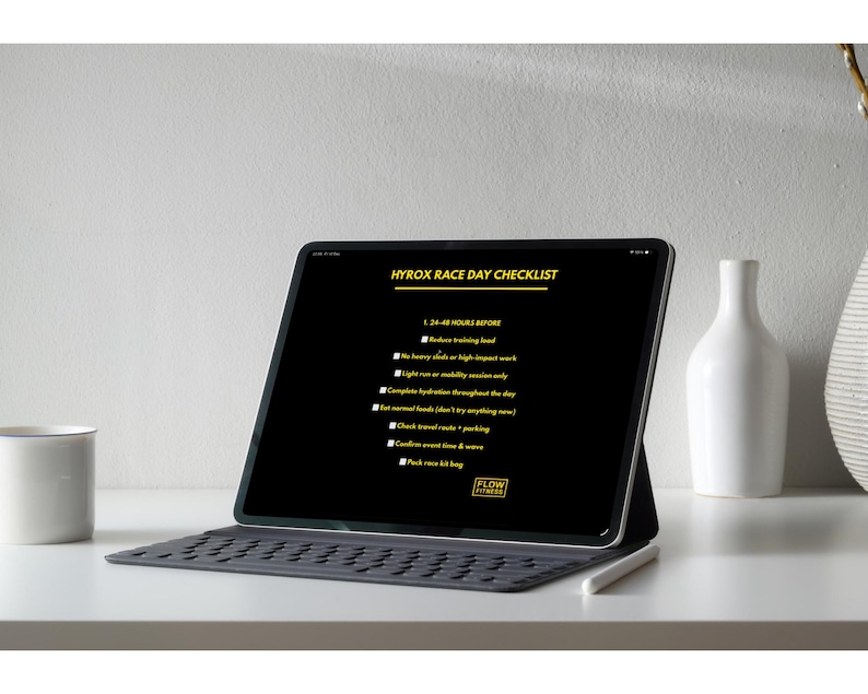 Hyrox Race Day Checklist | Fitness Prep Guide (digital Download) - Etsy