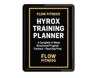Plan treningowy Hyrox | 4-tygodniowy program treningowy (wersja cyfrowa do pobrania)