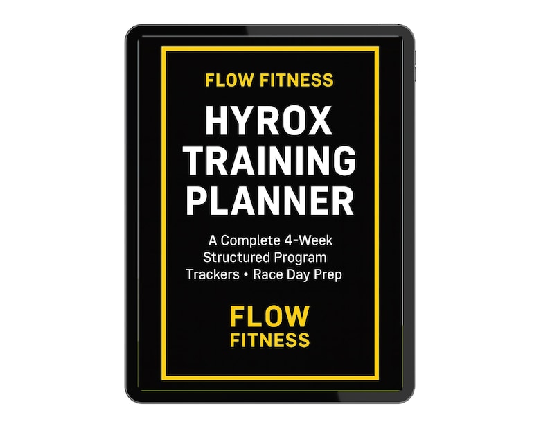 Hyrox Training Plan | 4-week Workout Program (digital Download) - Etsy