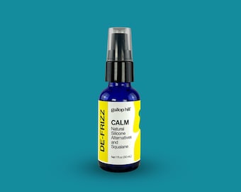 CALM Anti-Frizz Hair Serum | Silicone-Free Smoothing Serum | Heat Protectant + Shine