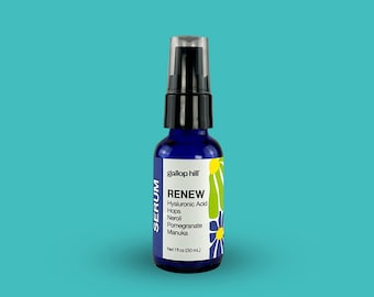 Plant Peptides + Hyaluronic Acid | Neroli + Hops | RENEW Face Serum