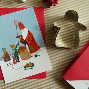 Saint Nicholas postcard. image 2