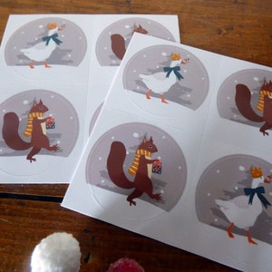 Lot de 8 Stickers "Les Rois Mages"