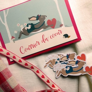 Carte postale "Courrier du coeur"