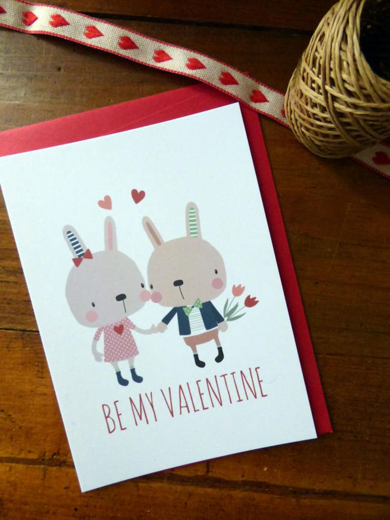 Be my Valentine . Valentine's Day postcard image 1