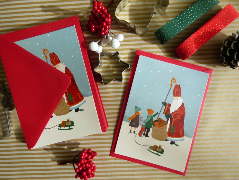 Saint Nicholas postcard. image 3