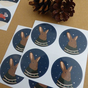 Set of 8 &quot;Christmas jumper&quot; Stickers