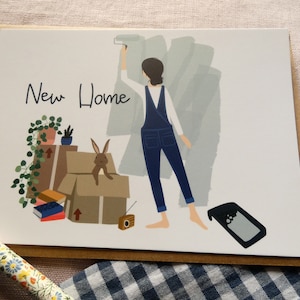 New Home postcard