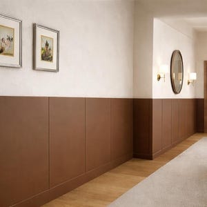 Modern Matte Lacquer Wall Panel | Architectural Cladding | Mocha Brown, Matte Black, Warm Gray, White, Soft Cream | 40×120 / 50×120 / 60×120