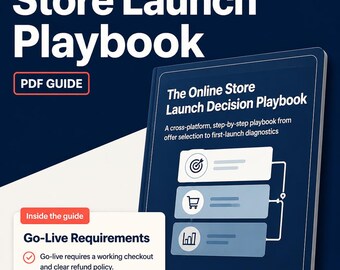How to Start an Ecommerce Business Ebook: Cross-Platform Launch Playbook and Go-Live Checklist for First Online Store