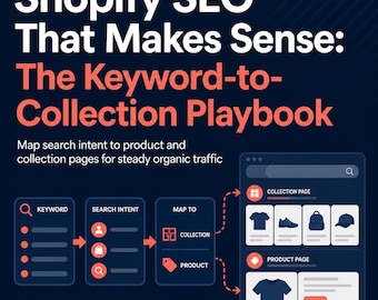 Shopify SEO guide: Keyword-to-Collection Playbook for Shopify product and collection SEO, keyword research