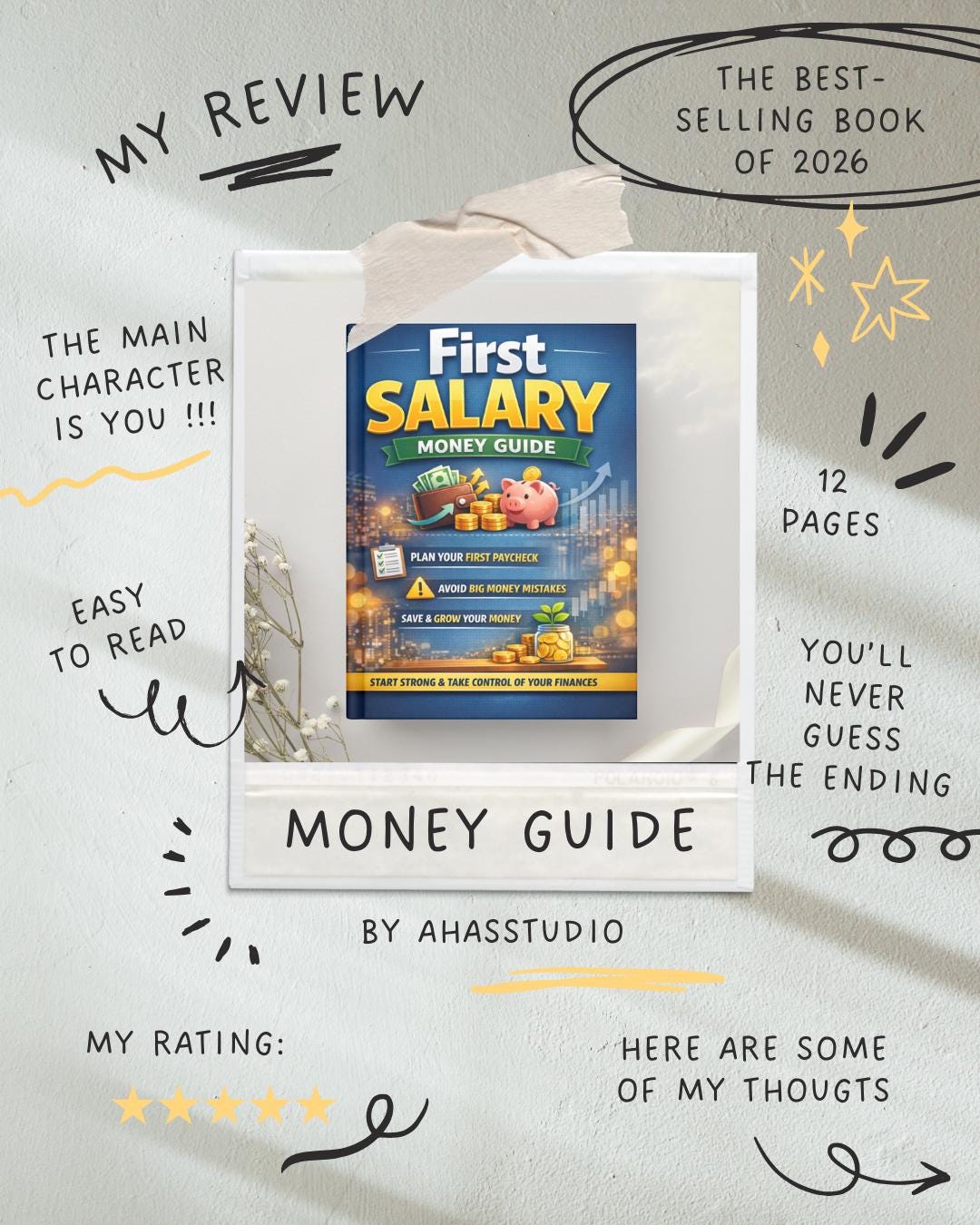 First Salary Money Guide | Finance Ebook for Beginners (digital ...
