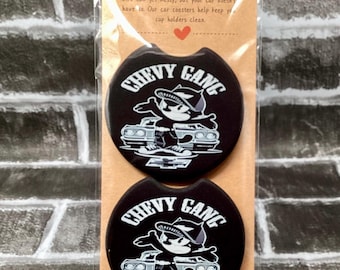 Felix the Cat Chevy Gang Car Coasters